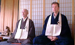 Zen-Meister Reiko Mukai Osho und Hinnerk Syobu Polenski